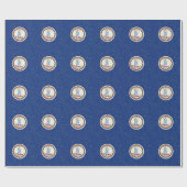 VIRGINIA-FLAGGE GESCHENKPAPIER (Flach)