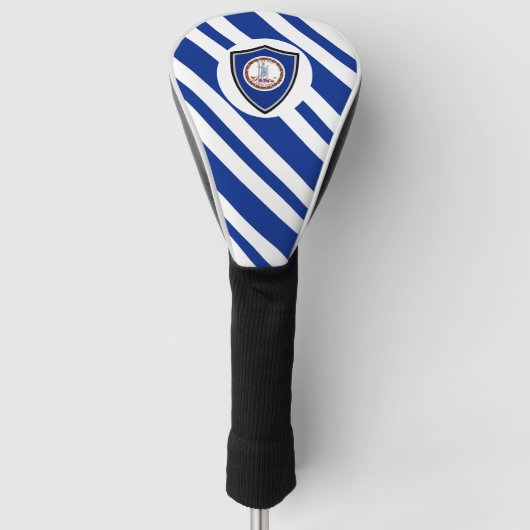 Virginia-Flagge Golf Headcover (Vorderseite)