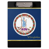 Virginia-Flagge Klemmbrett (Vorderseite)