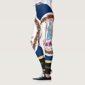 Virginia-Flagge Leggings (Links)