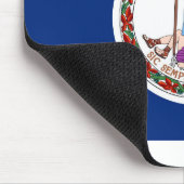 Virginia-Flagge Mousepad (Ecke)