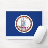 Virginia-Flagge Mousepad (Mit Mouse)