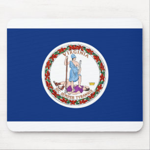 Virginia-Flagge Mousepad