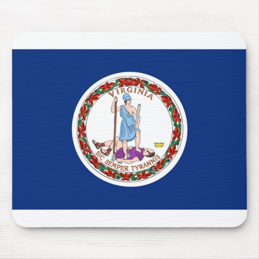 Virginia-Flagge Mousepad (Vorne)
