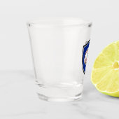 Virginia-Flagge Schnapsglas (Links)