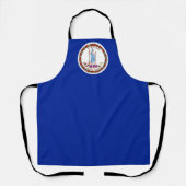 Virginia-Flagge Schürze (Vorderseite)