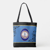 Virginia-Flagge Tasche (Rückseite)