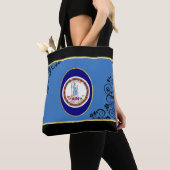 Virginia-Flagge Tasche (Von Nahem)