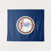 Virginia-Flagge Wandteppich (Vorderseite (Horizontal))