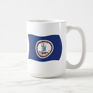 Virginia-Flaggen-Tasse Kaffeetasse