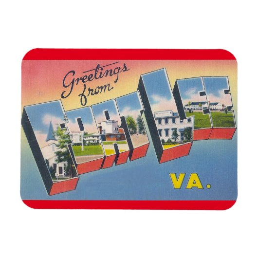 Virginia, Fort Lee Magnet (Horizontal)