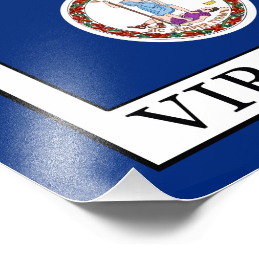 Virginia Fotodruck (Ecke)