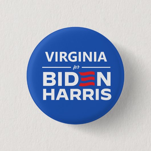 Virginia für Biden Harris Button (Vorderseite)