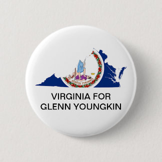 Virginia für GLENN YOUNGKIN GOVERNOR Button