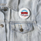 VIRGINIA für Obama Button (Beispiel)