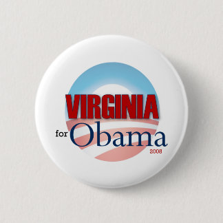 VIRGINIA für Obama Button