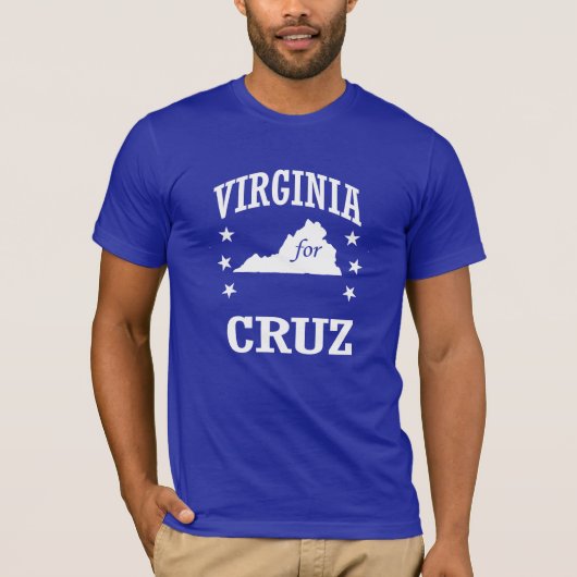 VIRGINIA FÜR TED CRUZ T-Shirt (Vorderseite)