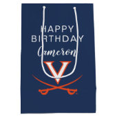 Virginia| Geburtstag Mittlere Geschenktüte (Rückseite)