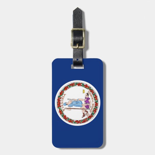 Virginia Gepäckanhänger (Vorderseite vertikal)