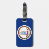 Virginia Gepäckanhänger (Rückseite vertikal)