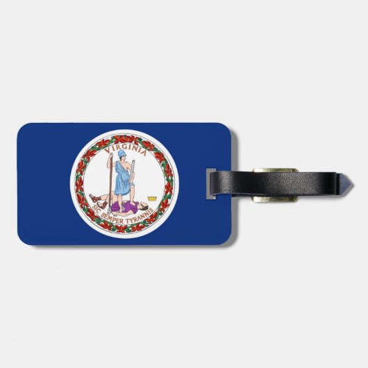 Virginia Gepäckanhänger (Rückseite horizontal)