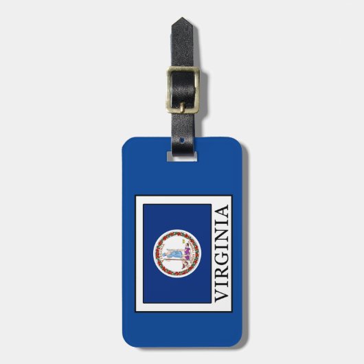 Virginia Gepäckanhänger (Vorderseite vertikal)