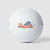 Virginia Golfball (Vorderseite)