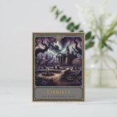Virginia | Gothic Art Postkarte (Stehend Vorderseite)