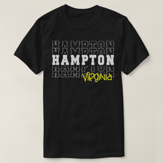 Virginia Hampton VA T-Shirt (Design vorne)
