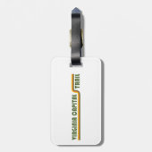 Virginia Hauptstadt Gepäckanhänger (Rückseite vertikal)