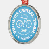 Virginia Hauptstadt Trail (Radfahren) Ornament Aus Metall (Links)