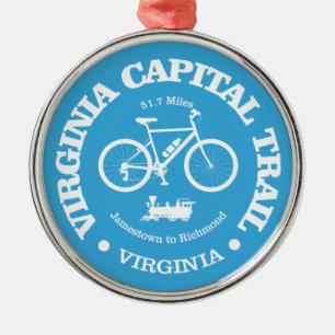 Virginia Hauptstadt Trail (Radfahren) Ornament Aus Metall