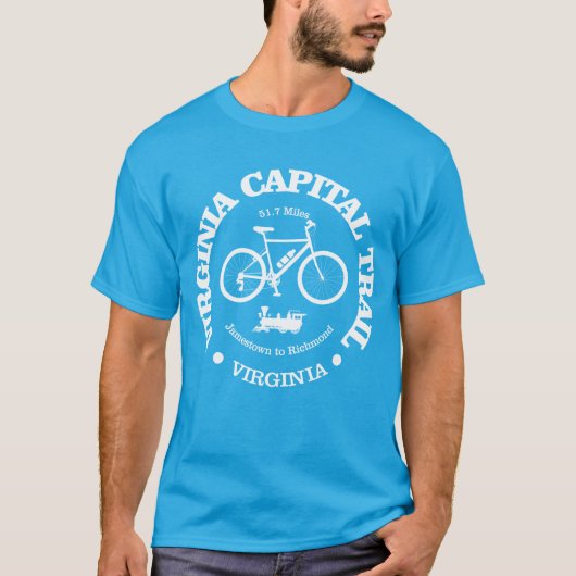 Virginia Hauptstadt Trail (Radfahren) T-Shirt (Vorderseite)