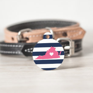 Virginia Heart Haustiermarke