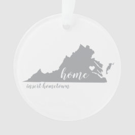 Virginia Heimat Personalisiertes Ornament