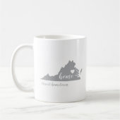 Virginia Heimat Tasse mit Personalisierung (Links)