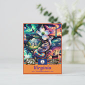 Virginia Historic Splendor Elegante Sehenswürdigke Postkarte (Stehend Vorderseite)