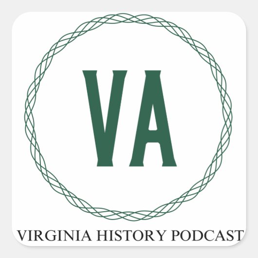 Virginia History Podcast Logo Sticker (Vorderseite)
