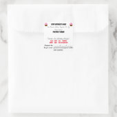 Virginia Hütte Food Label Aufkleber Zuhause Baker (Tasche)