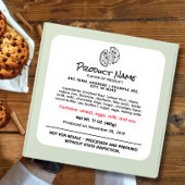 Virginia-Hütte Quadratischer Aufkleber