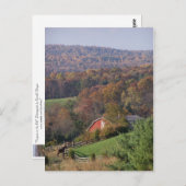 Virginia im Herbst Postkarte (Vorne/Hinten)