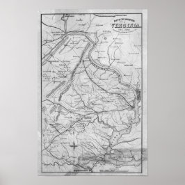 Virginia im Zivilen Krieg Poster
