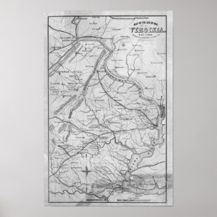 Virginia in the Civil War Poster