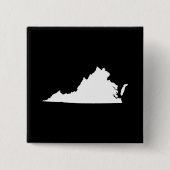 Virginia in Weiß und Schwarz Button (Vorderseite)