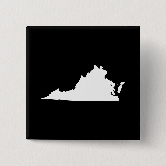 Virginia in Weiß und Schwarz Button (Vorderseite)