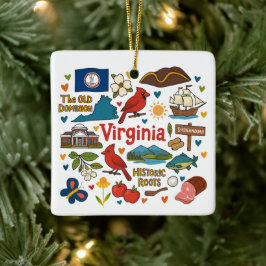 Virginia Individuelle Familienreise Weihnachten Keramikornament