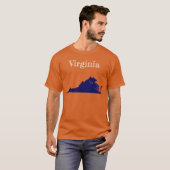 Virginia Interstates [Navy Blue Design] T-Shirt (Vorne ganz)