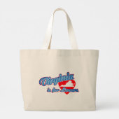 Virginia ist für Liebende Jumbo Stoffbeutel (Rückseite)