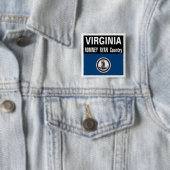 Virginia ist Romney Ryan Land-Knopf Button (Beispiel)