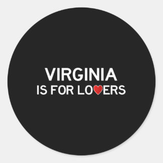 Virginia ist runder aufkleber